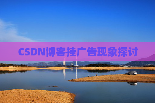 CSDN博客挂广告现象探讨